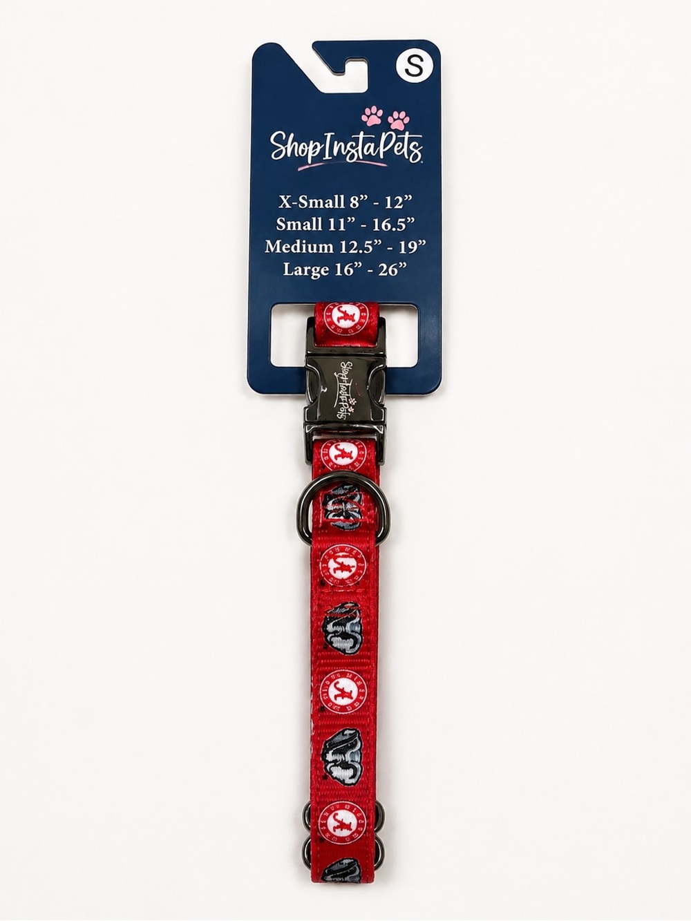 Alabama Crimson Tide Dog Collar - Small